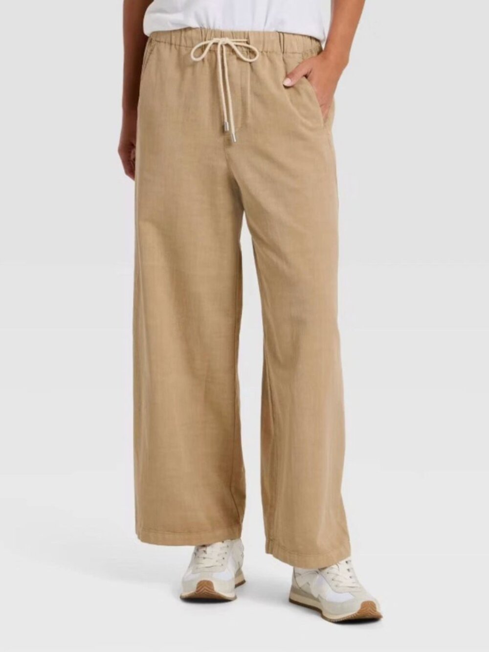 Universal Thread Tan High-Rise Ankle Pull-On Pants L - Picture 10 of 10